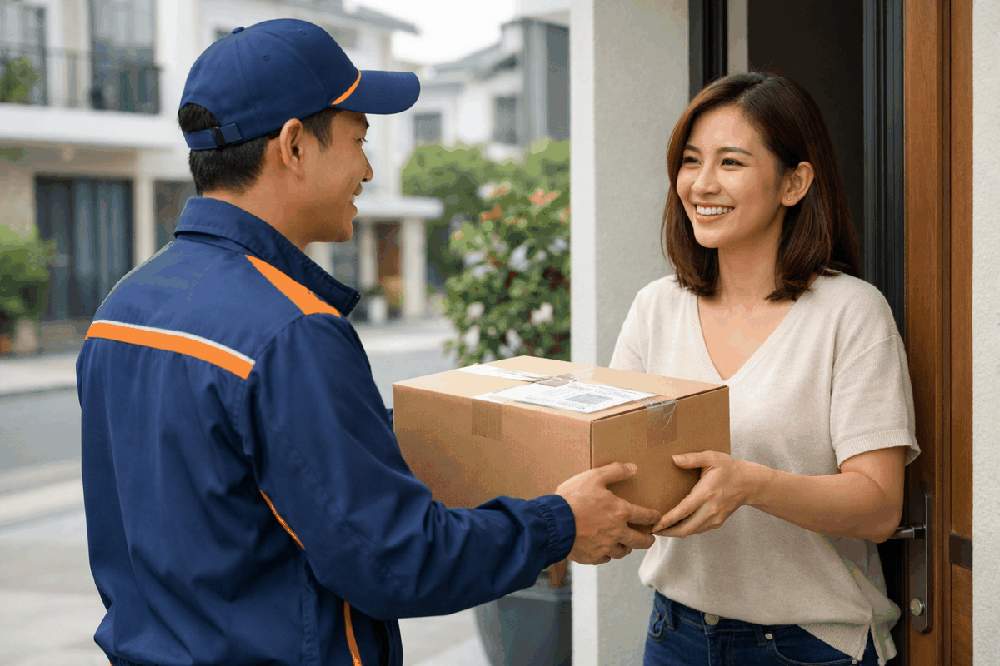 Bước 3: Đơn hàng được giao an toàn và có thể theo dõi trực tuyến